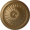 Ekena Millwork Alexa Ceiling Medallion (Fits Canopies up to 3"), Hand-Painted Pale Gold, 15"OD x 1 3/4"P CM14AXPAS - alternate 1
